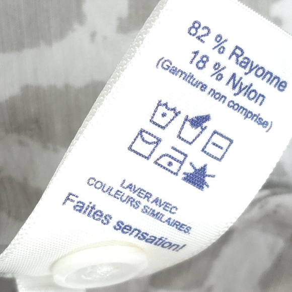 Tilley Deadstock Tunic Shirt Button Down Long Line Rayon Blend Size L VTG - Picture 5 of 9